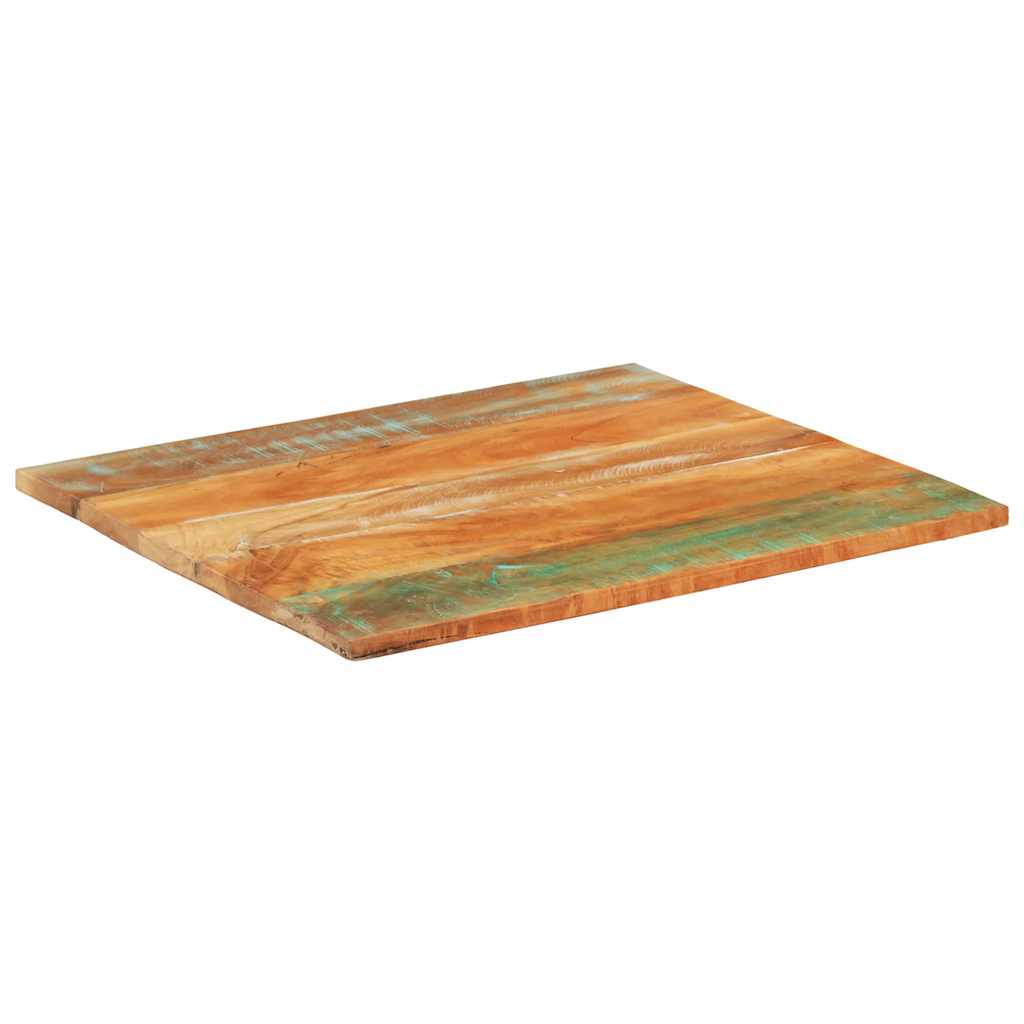 vidaXL Prostokątny blat stołu 70x80 cm 25-27 mm, lite drewno z odzysku