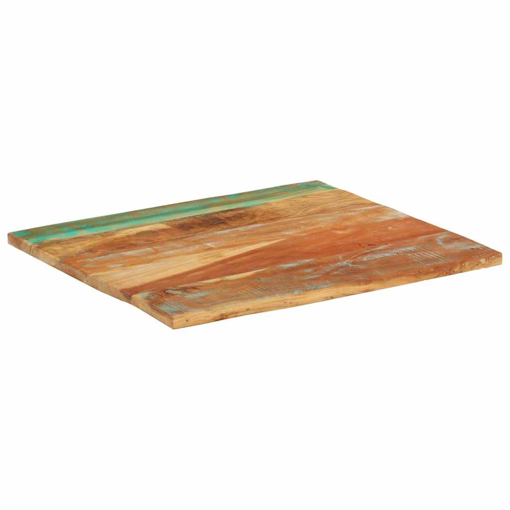 vidaXL Prostokątny blat stołu 70x80 cm 25-27 mm, lite drewno z odzysku