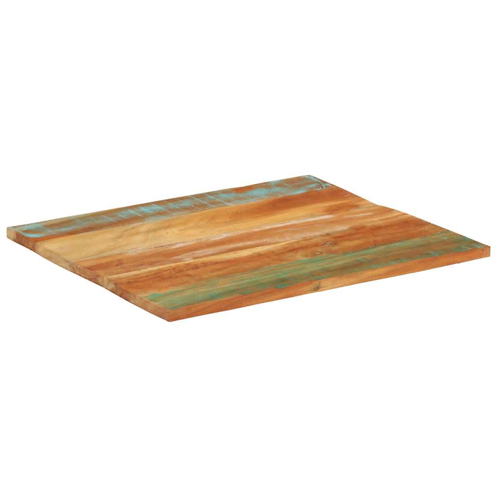 vidaXL Prostokątny blat stołu 70x80 cm 25-27 mm, lite drewno z odzysku