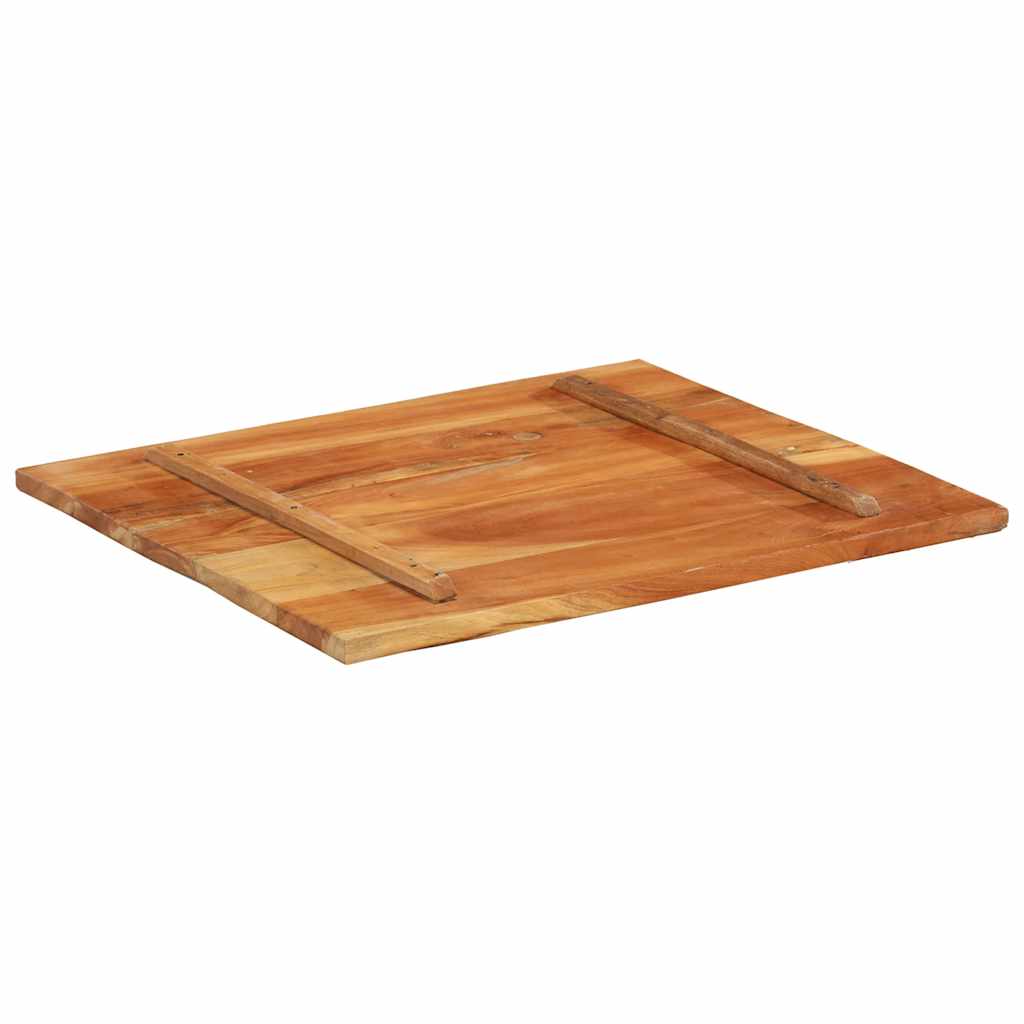 vidaXL Prostokątny blat stołu 70x80 cm 25-27 mm, lite drewno z odzysku