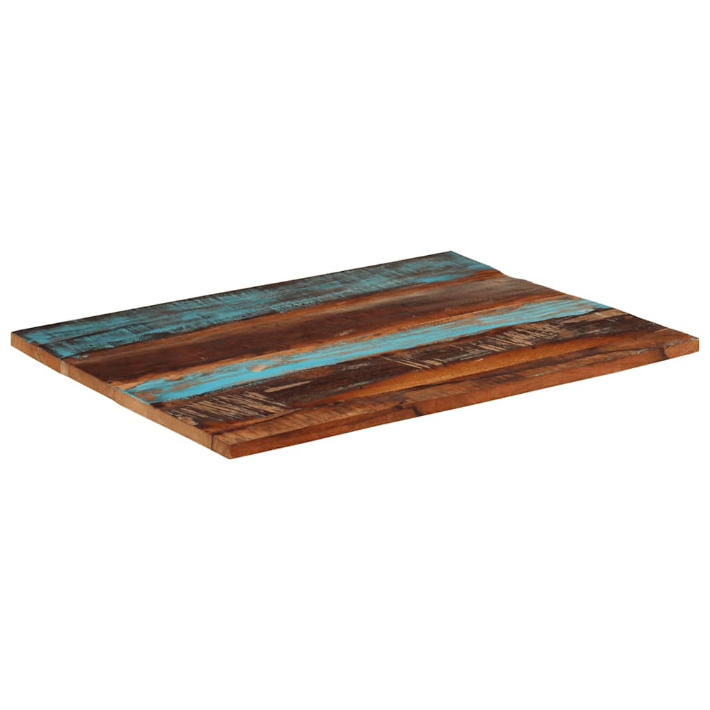 vidaXL Prostokątny blat stołu 70x90 cm 25-27 mm, lite drewno z odzysku