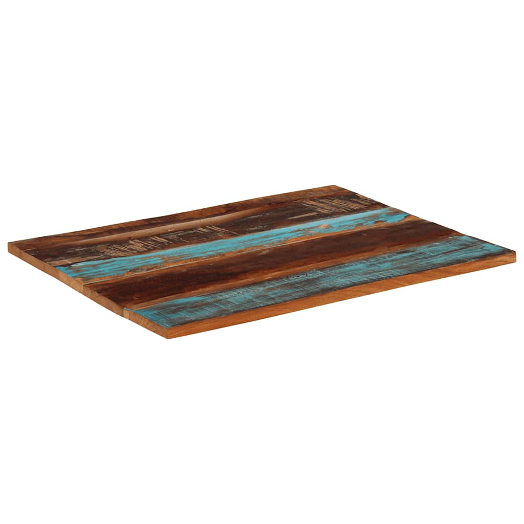 vidaXL Prostokątny blat stołu 70x90 cm 25-27 mm, lite drewno z odzysku
