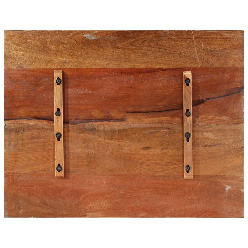 vidaXL Prostokątny blat stołu 70x90 cm 25-27 mm, lite drewno z odzysku