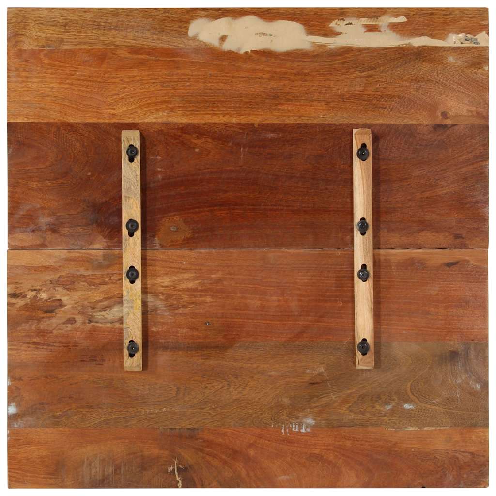 vidaXL Kwadratowy blat stołu 80x80 cm, 25-27 mm, lite drewno z odzysku