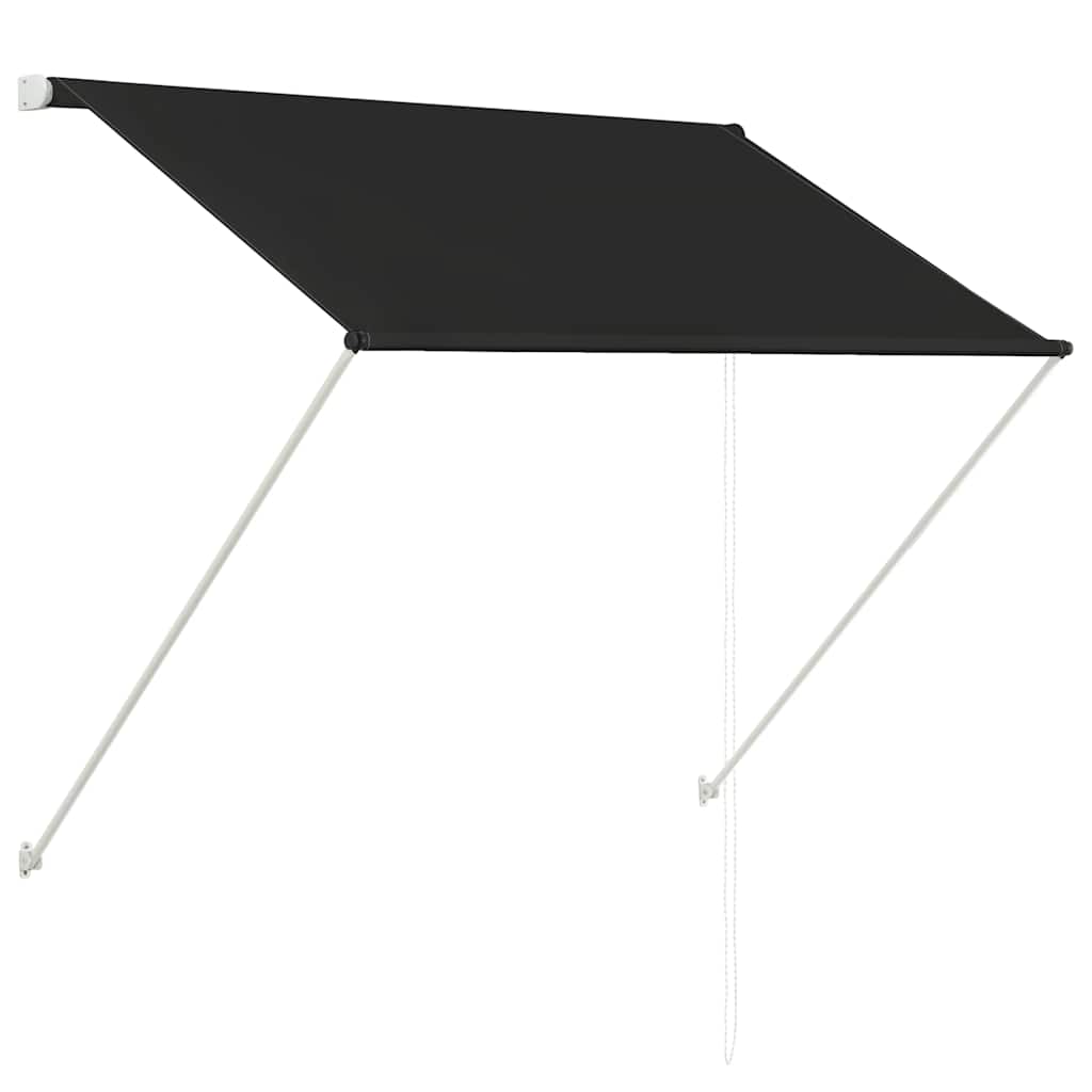 vidaXL Markiza zwijana, 100 x 150 cm, antracytowa