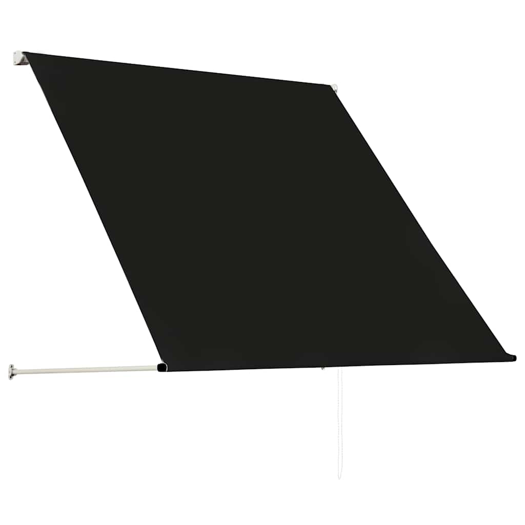 vidaXL Markiza zwijana, 100 x 150 cm, antracytowa