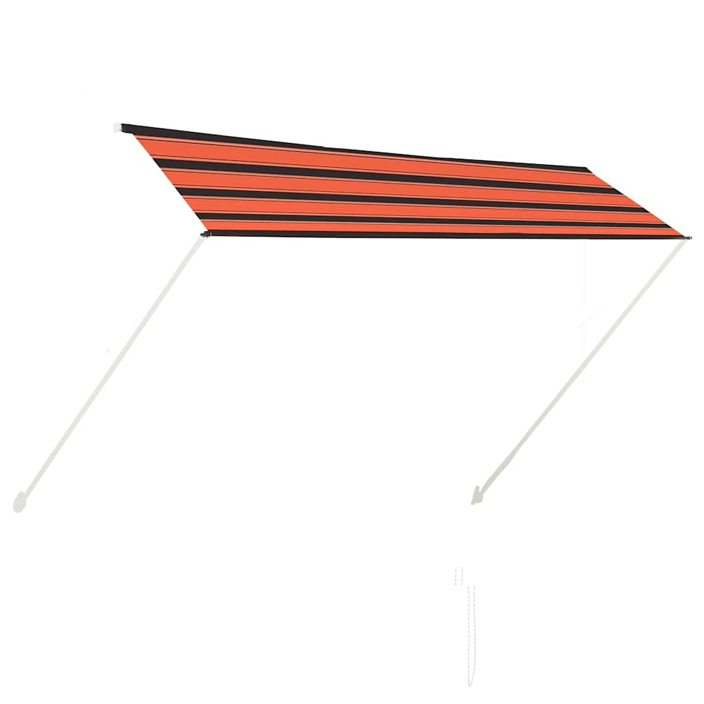 vidaXL Zwijana markiza, 300x150 cm, pomarańczowo-brązowa