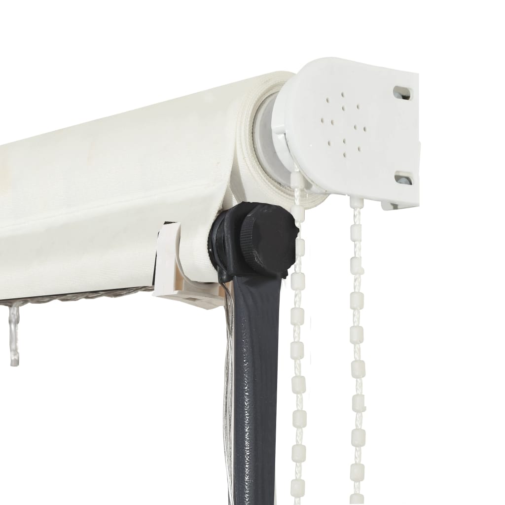 vidaXL Markiza zwijana z LED, 300 x 150 cm, kremowa