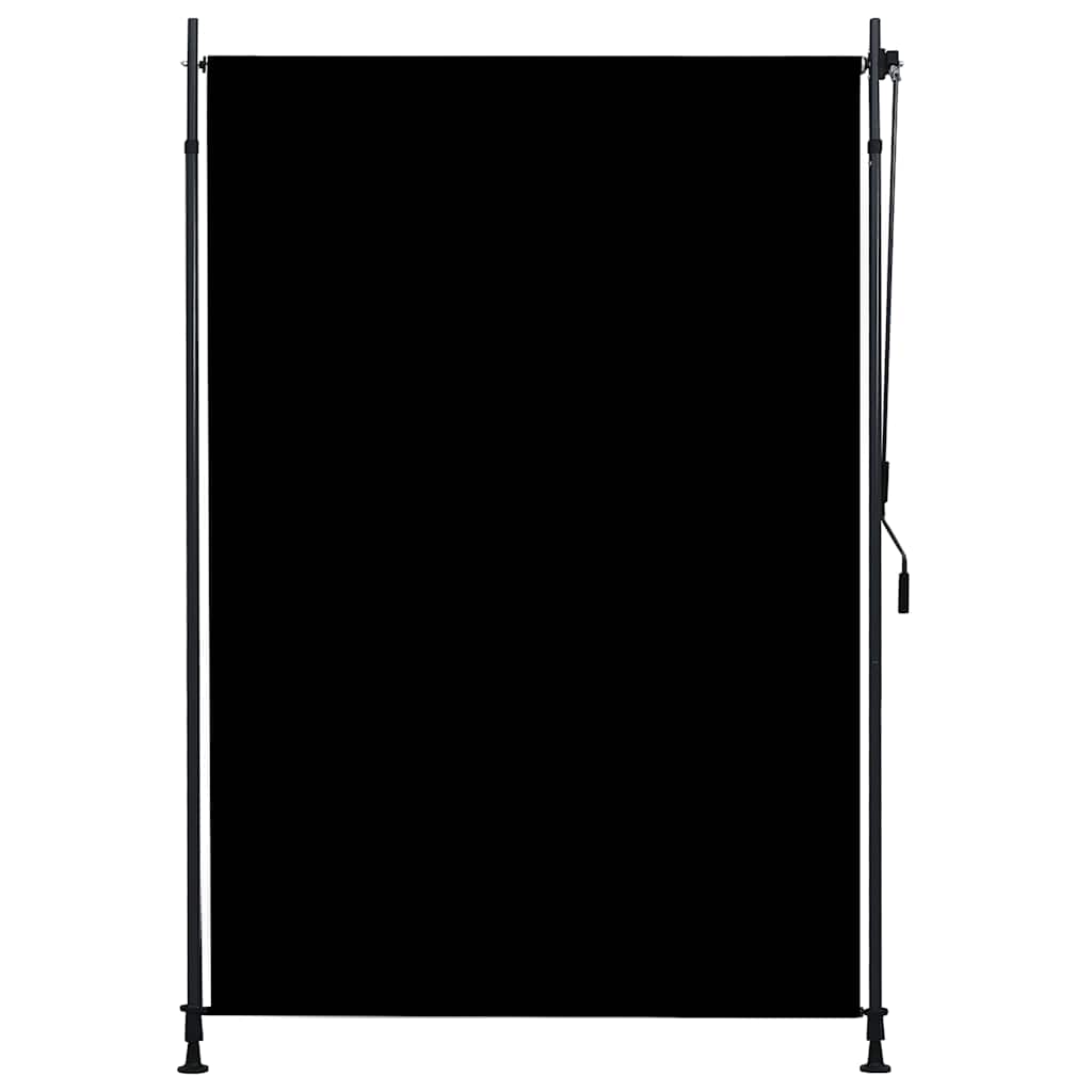 vidaXL Roleta zewnętrzna, 150x270 cm, antracytowa