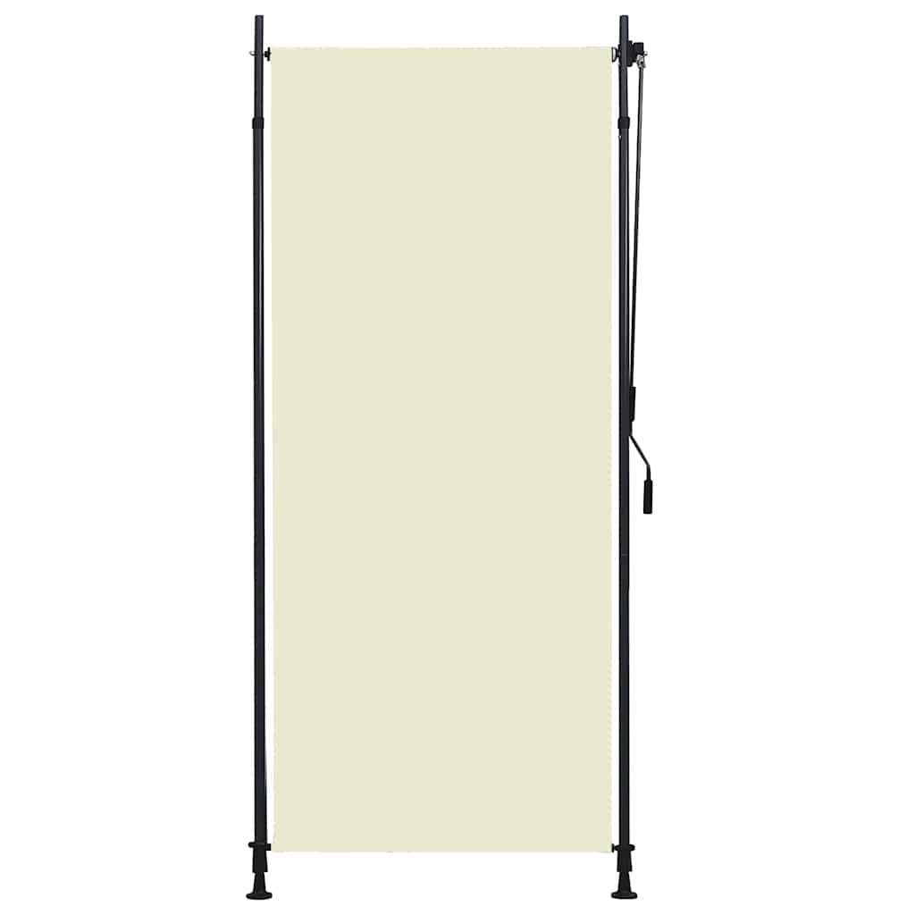 vidaXL Roleta zewnętrzna, 100x270 cm, kremowa