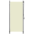 vidaXL Roleta zewnętrzna, 100x270 cm, kremowa