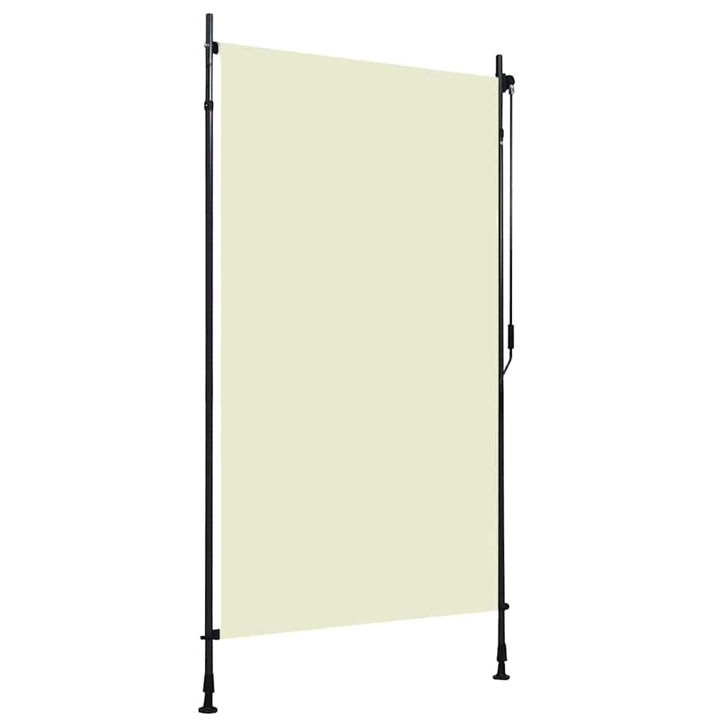 vidaXL Roleta zewnętrzna, 120x270 cm, kremowa