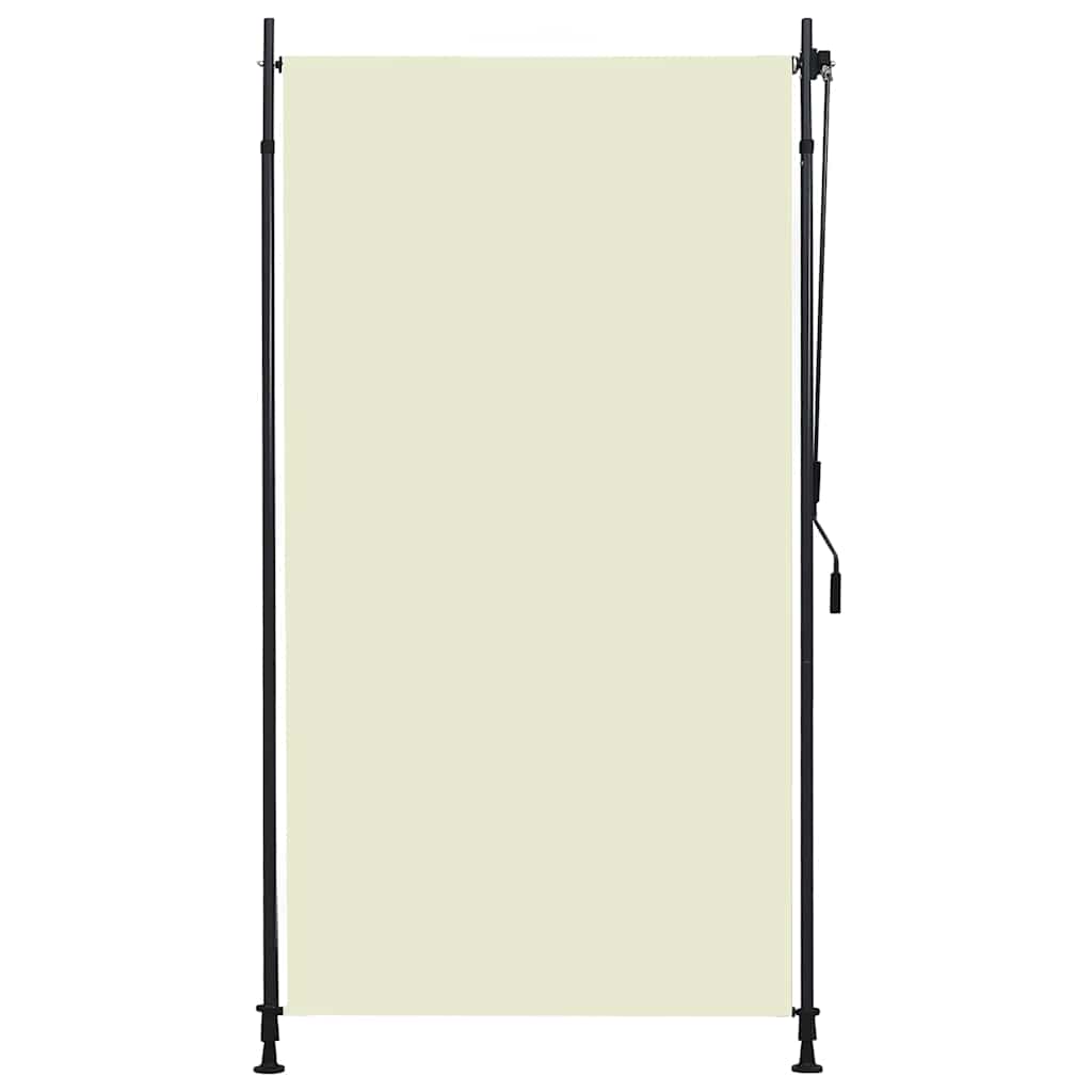 vidaXL Roleta zewnętrzna, 120x270 cm, kremowa