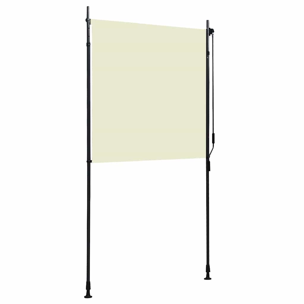 vidaXL Roleta zewnętrzna, 120x270 cm, kremowa