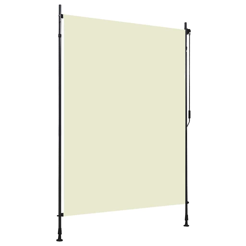 vidaXL Roleta zewnętrzna, 150x270 cm, kremowa