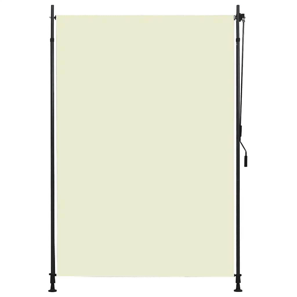 vidaXL Roleta zewnętrzna, 150x270 cm, kremowa