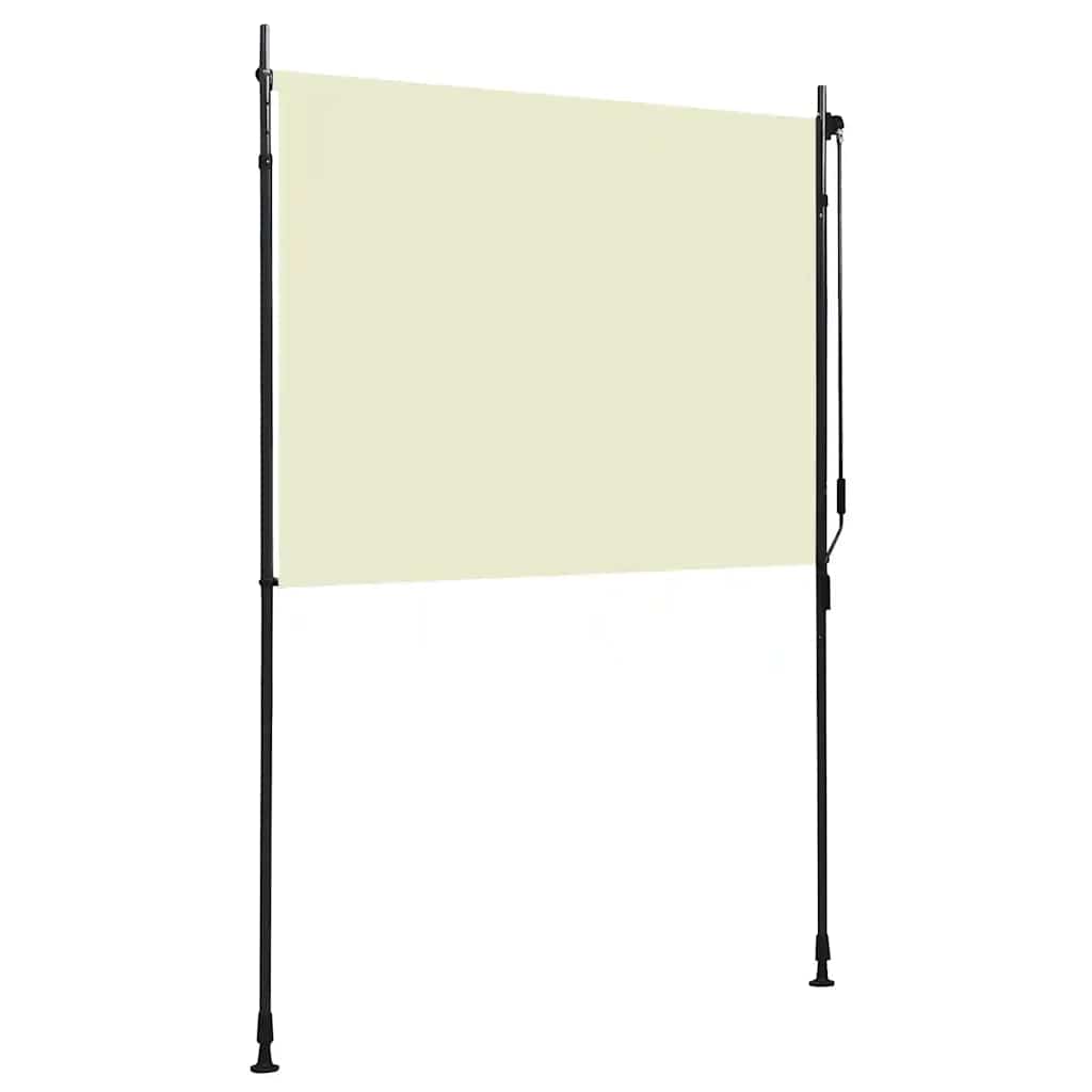 vidaXL Roleta zewnętrzna, 150x270 cm, kremowa