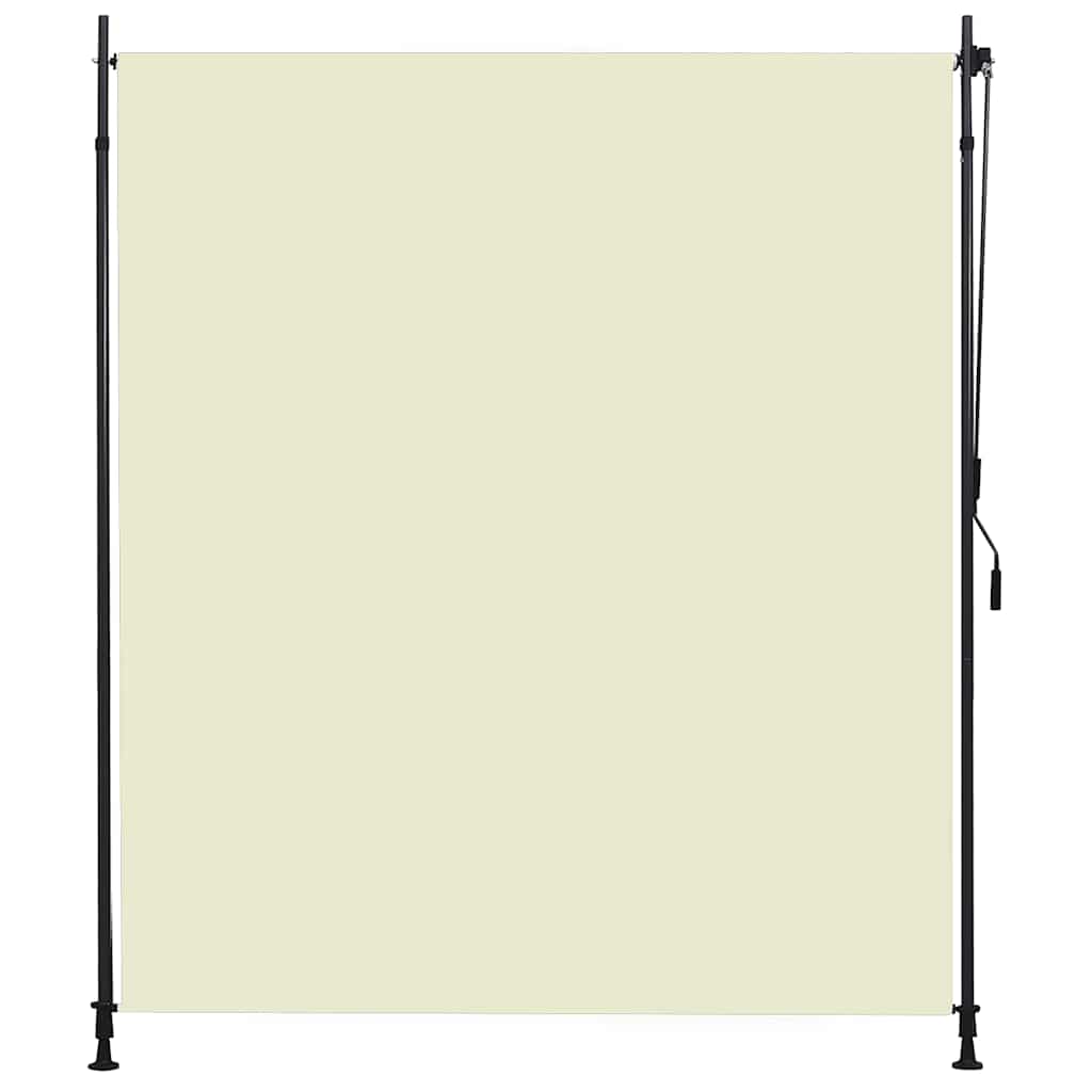 vidaXL Roleta zewnętrzna, 200x270 cm, kremowa