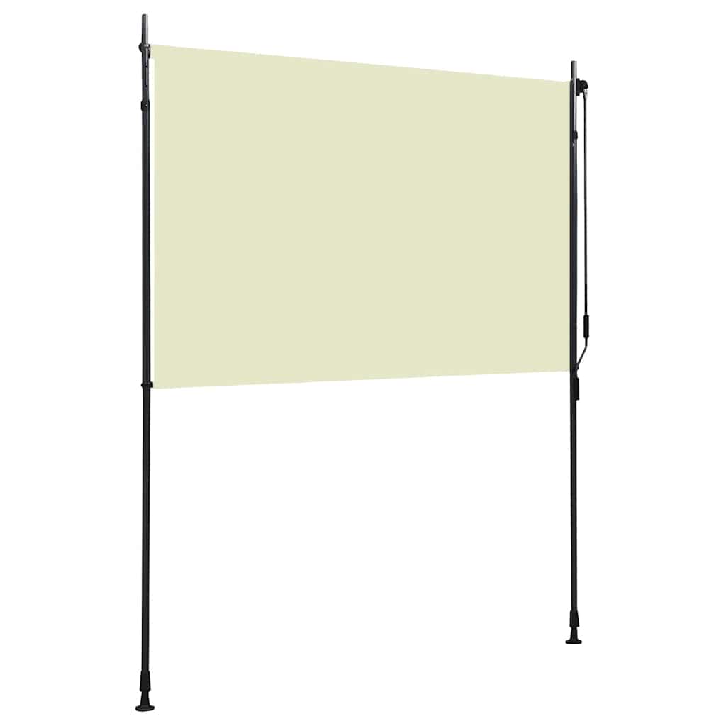 vidaXL Roleta zewnętrzna, 200x270 cm, kremowa