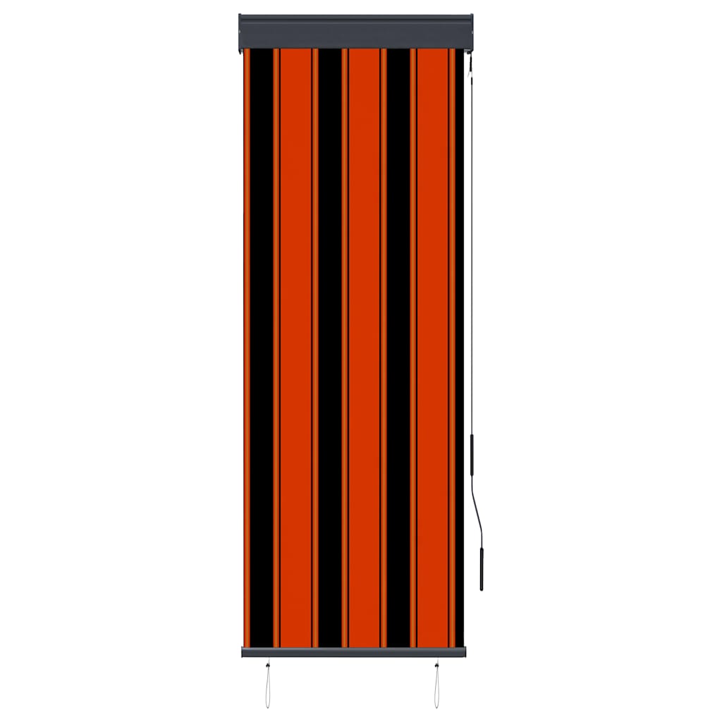 vidaXL Roleta zewnętrzna, 60x250 cm, pomarańczowo-brązowa