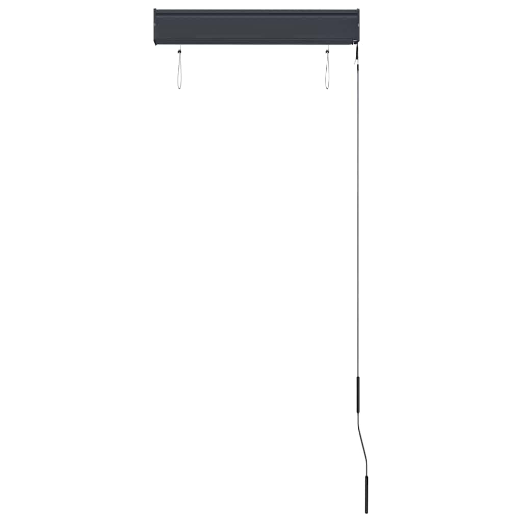 vidaXL Roleta zewnętrzna, 60x250 cm, pomarańczowo-brązowa