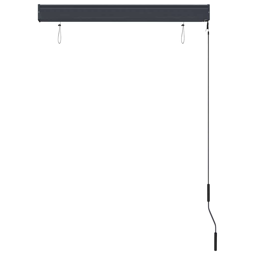 vidaXL Roleta zewnętrzna, 100x250 cm, niebiesko-biała