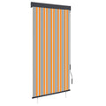 vidaXL Roleta zewnętrzna, 100x250 cm, żółto-niebieska