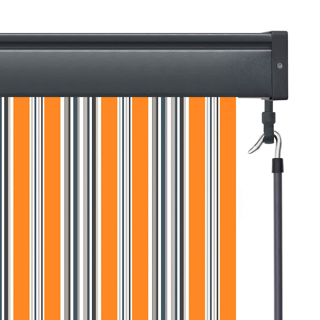 vidaXL Roleta zewnętrzna, 100x250 cm, żółto-niebieska