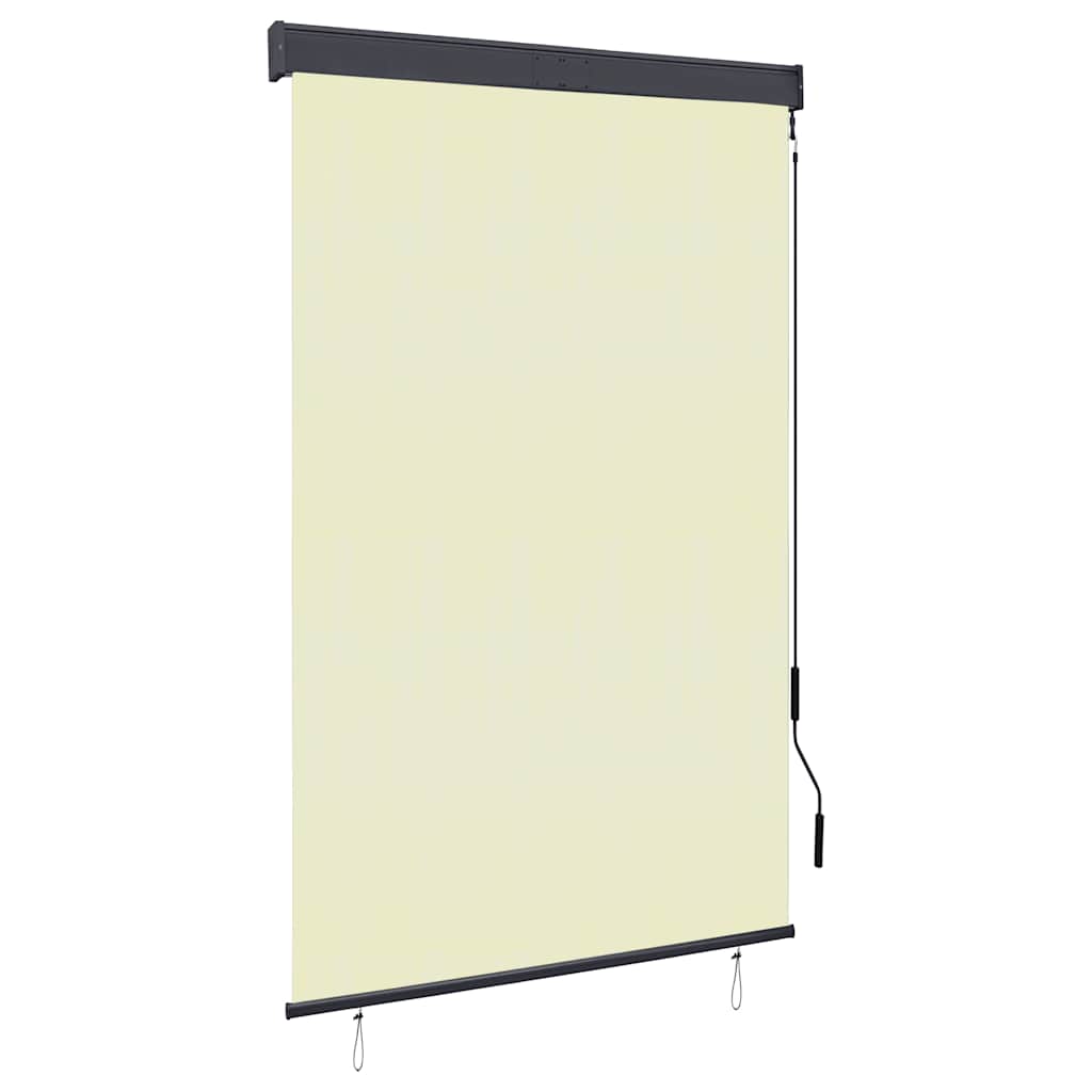 vidaXL Roleta zewnętrzna, 120x250 cm, kremowa