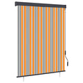vidaXL Roleta zewnętrzna, 140x250 cm, żółto-niebieska