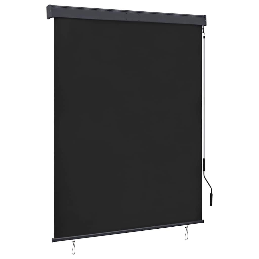vidaXL Roleta zewnętrzna, 140x250 cm, antracytowa