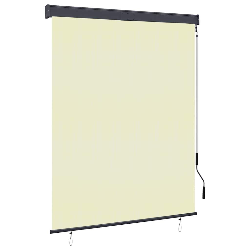 vidaXL Roleta zewnętrzna, 140x250 cm, kremowa