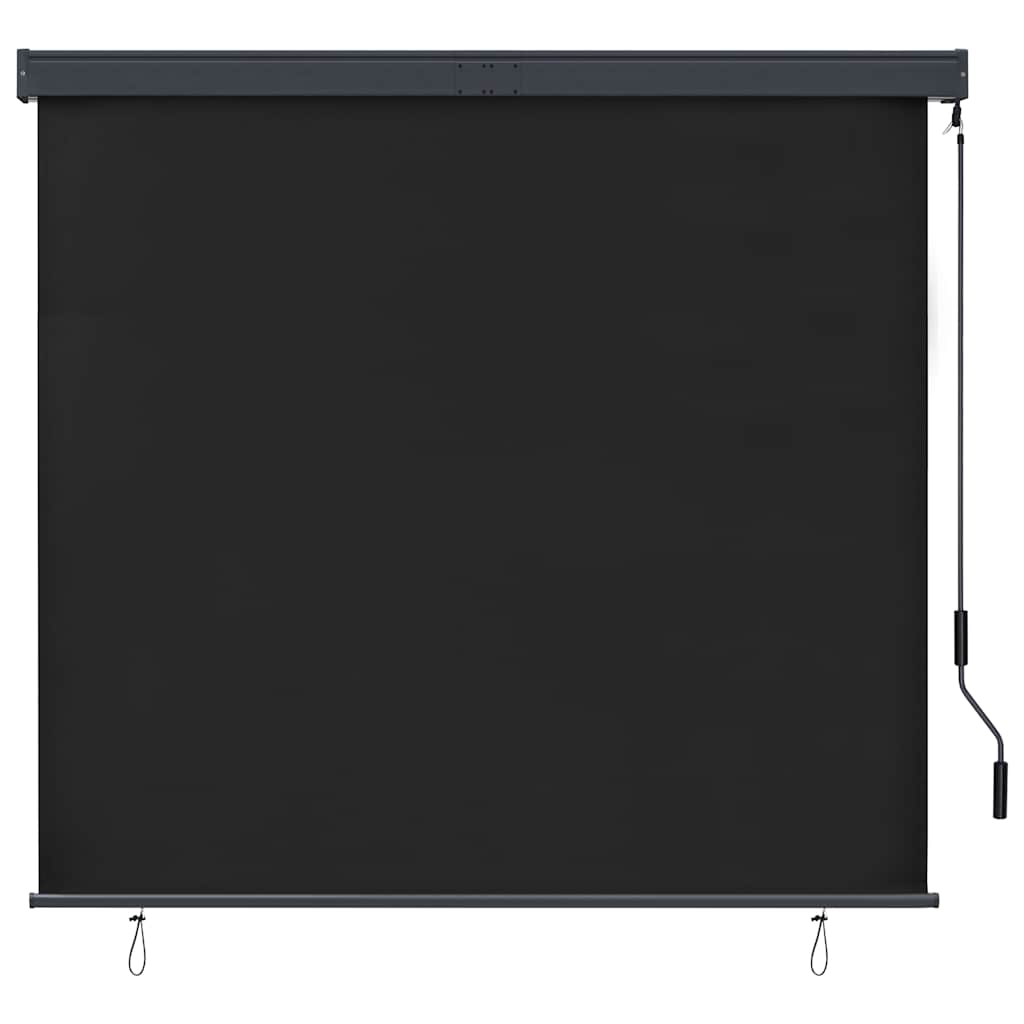 vidaXL Roleta zewnętrzna, 160x250 cm, antracytowa