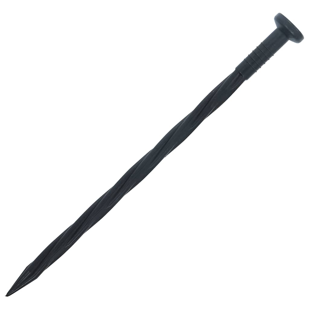 vidaXL Elastyczne obrzeże trawnikowe, 30 kołków, 10 m, 5 cm