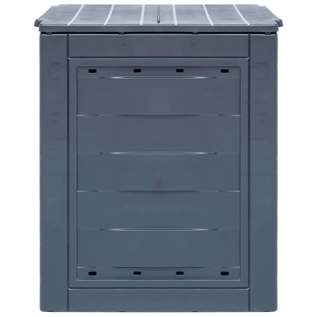 vidaXL Kompostowniki ogrodowe, 2 szt., szare, 60x60x73 cm, 520 L