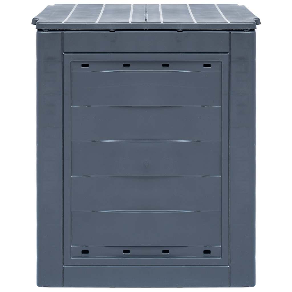 vidaXL Kompostowniki ogrodowe, 3 szt., szare, 60x60x73 cm, 780 L