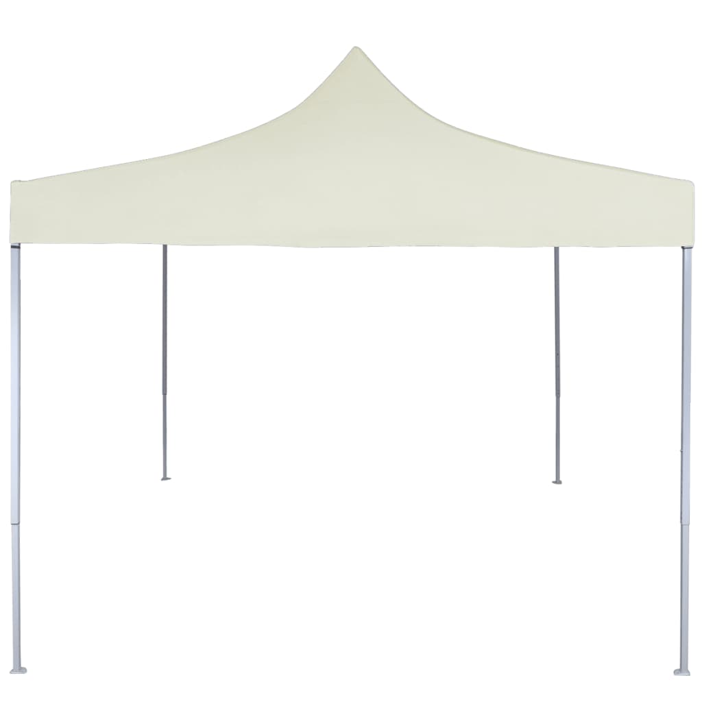 vidaXL Profesjonalny, składany namiot imprezowy, 2x2 m, stal, kremowy