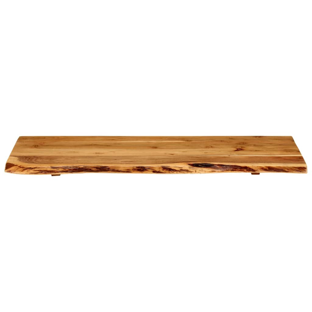 vidaXL Blat łazienkowy, lite drewno akacjowe, 100x52x2,5 cm