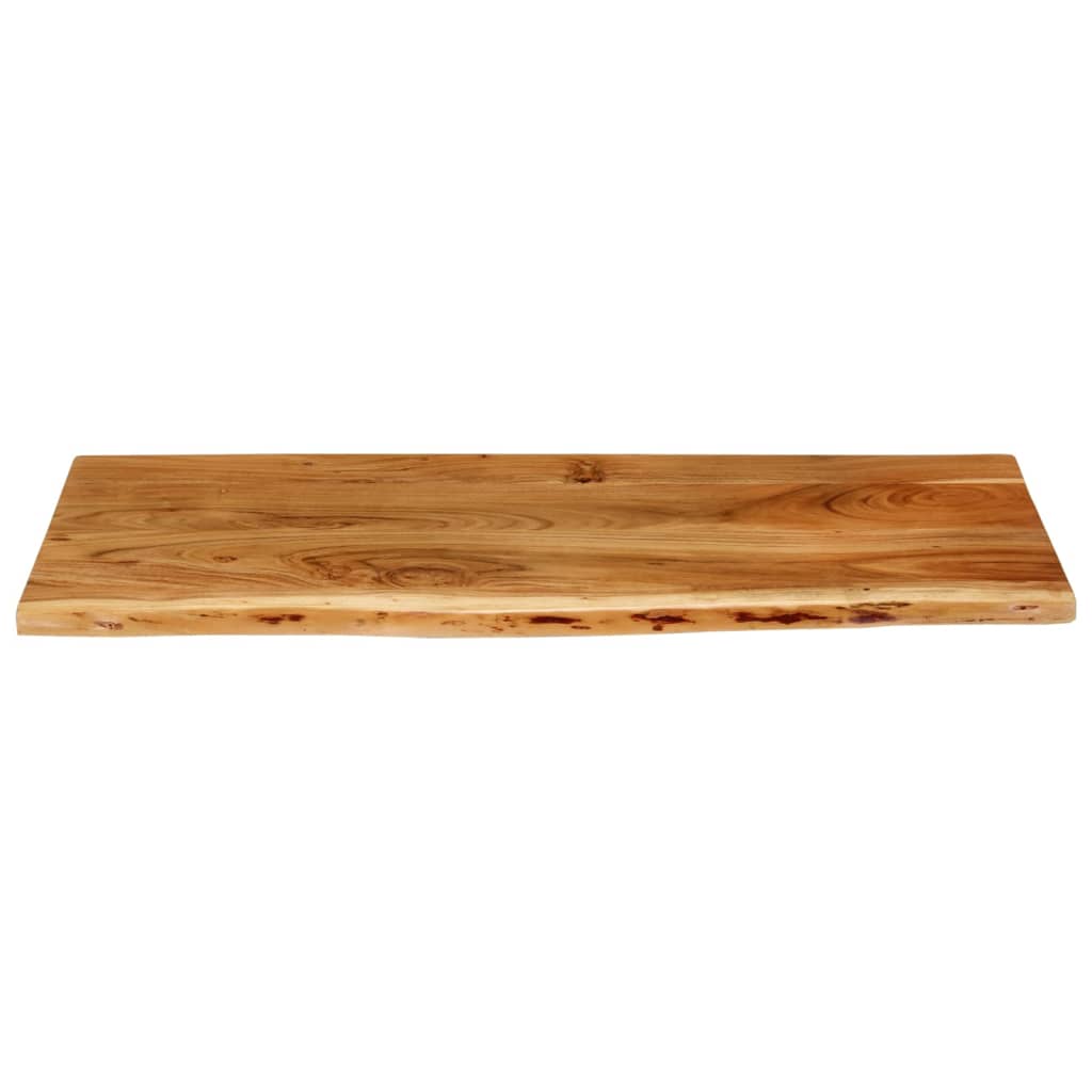 vidaXL Blat łazienkowy, lite drewno akacjowe, 114x52x2,5 cm