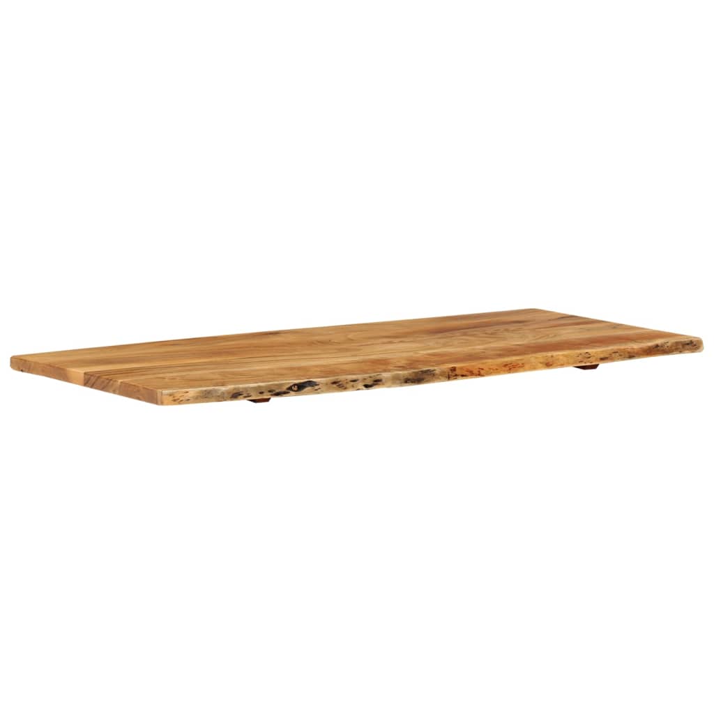 vidaXL Blat łazienkowy, lite drewno akacjowe, 114x52x2,5 cm