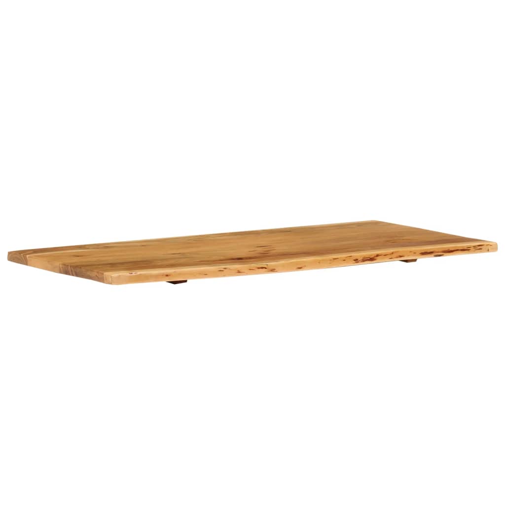 vidaXL Blat łazienkowy, lite drewno akacjowe, 114x52x2,5 cm