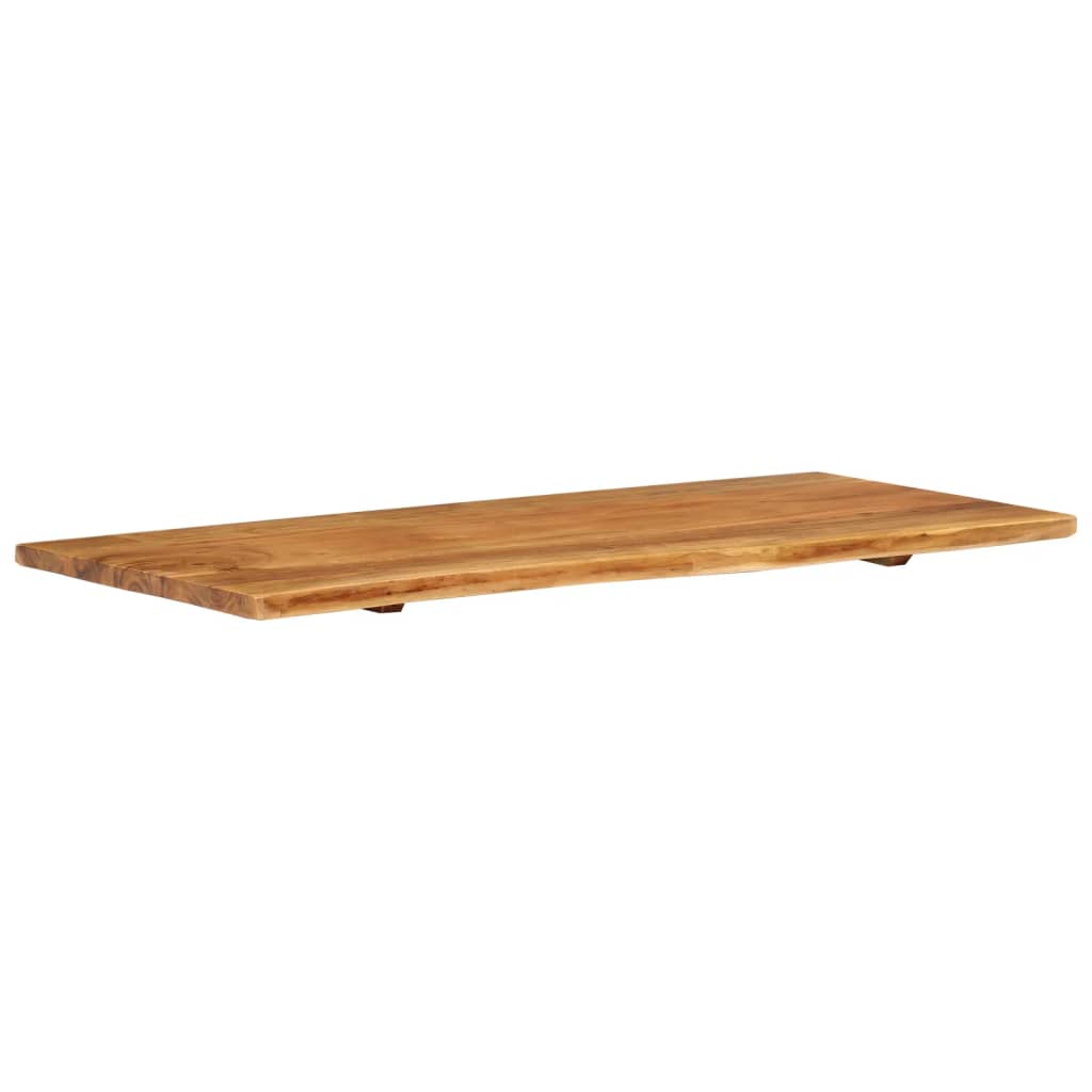 vidaXL Blat łazienkowy, lite drewno akacjowe, 114x52x2,5 cm