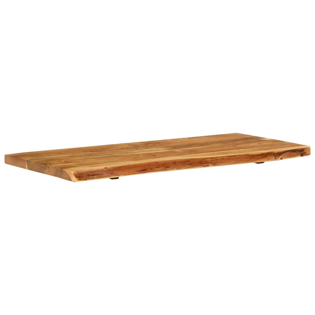 vidaXL Blat łazienkowy, lite drewno akacjowe, 114x52x4 cm