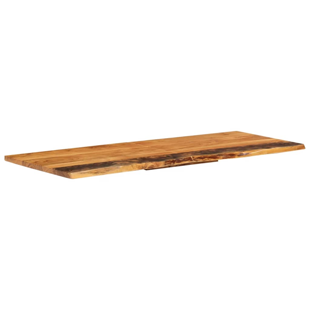 vidaXL Blat łazienkowy, lite drewno akacjowe, 140x52x2,5 cm