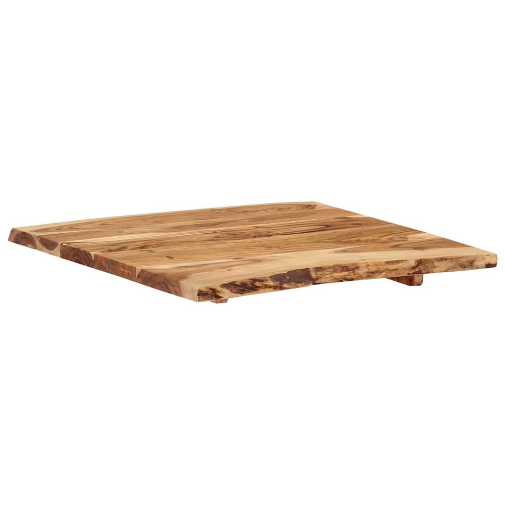 vidaXL Blat, lite drewno akacjowe, 58x(50-60)x2,5 cm