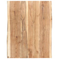 vidaXL Blat, lite drewno akacjowe, 80x(50-60)x3,8 cm