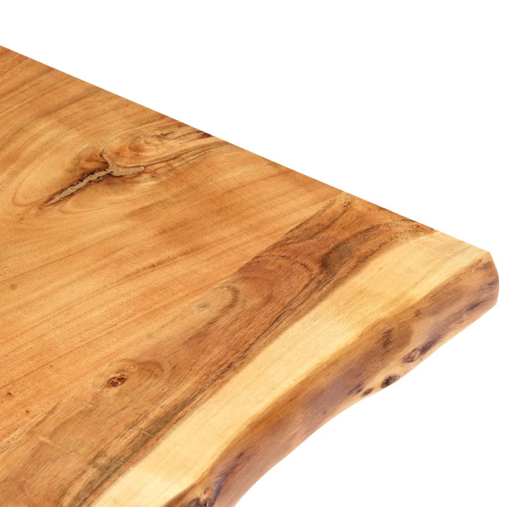 vidaXL Blat, lite drewno akacjowe, 100x(50-60)x2,5 cm
