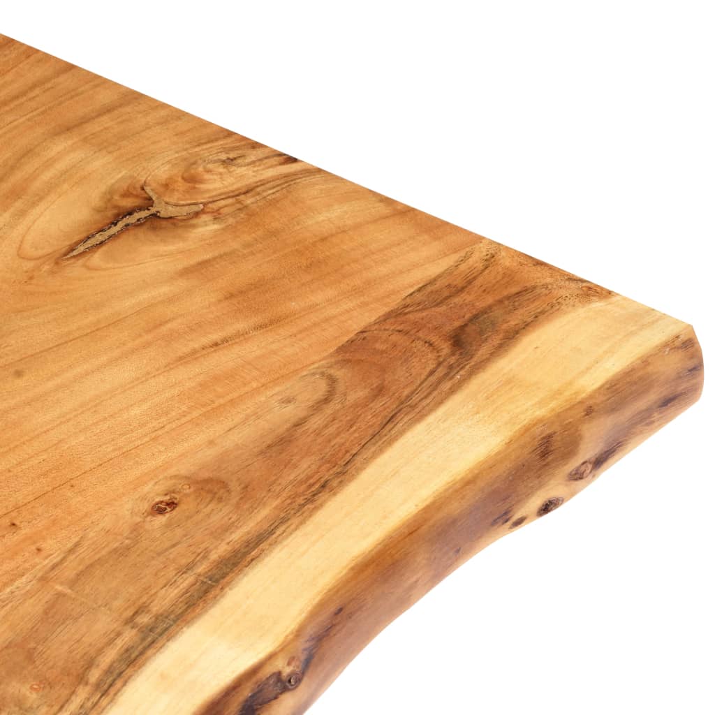 vidaXL Blat, lite drewno akacjowe, 100x(50-60)x3,8 cm