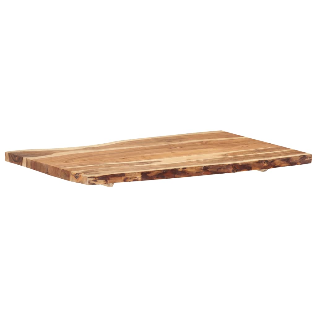 vidaXL Blat, lite drewno akacjowe, 100x(50-60)x3,8 cm