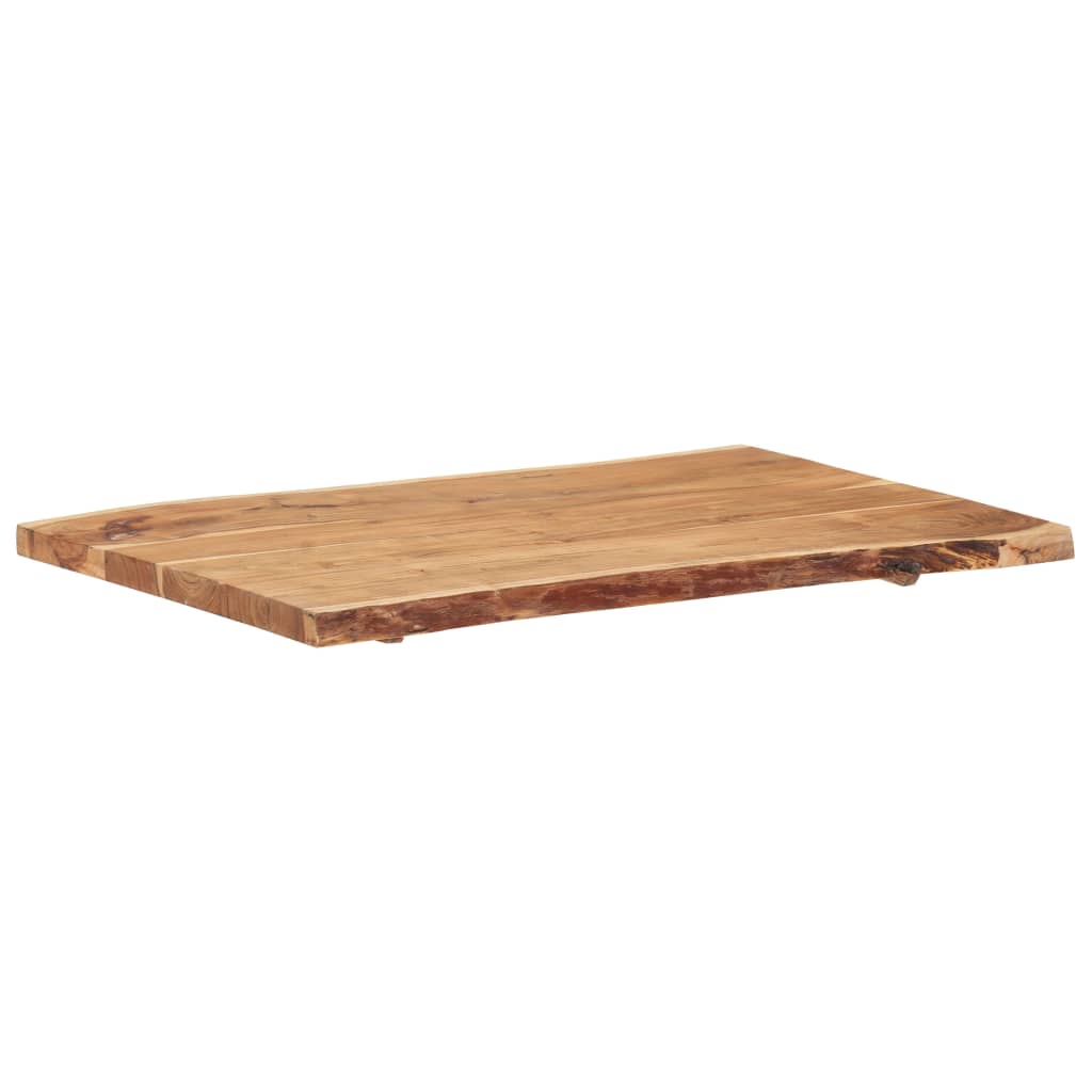 vidaXL Blat, lite drewno akacjowe, 100x(50-60)x3,8 cm